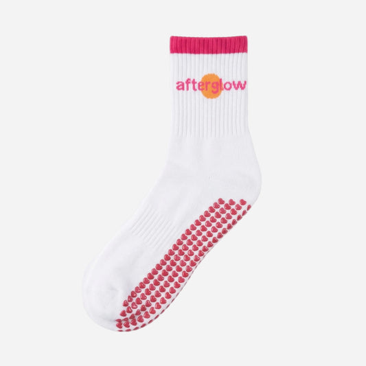 Afterglow Grip Socks - Hibiscus