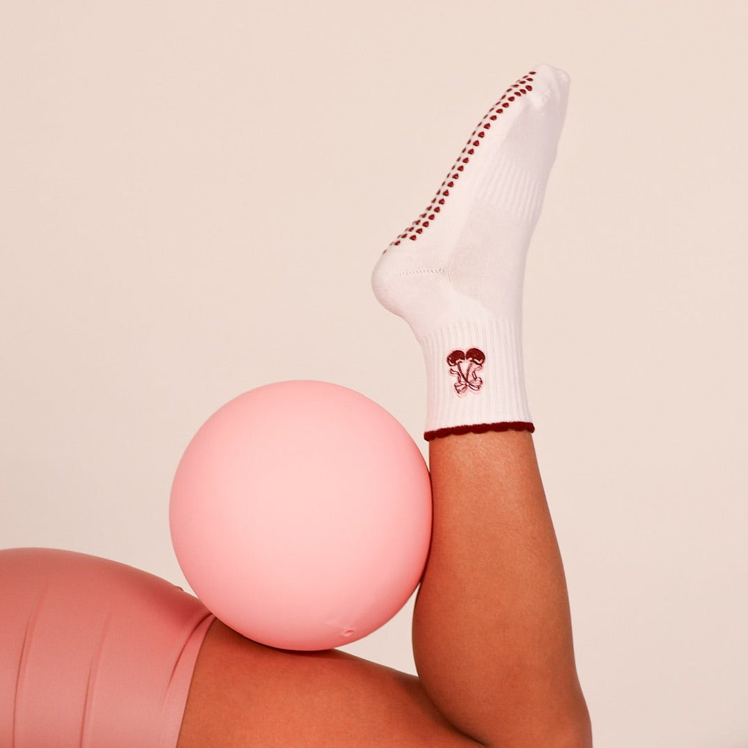 Cherry on Top Grip Socks