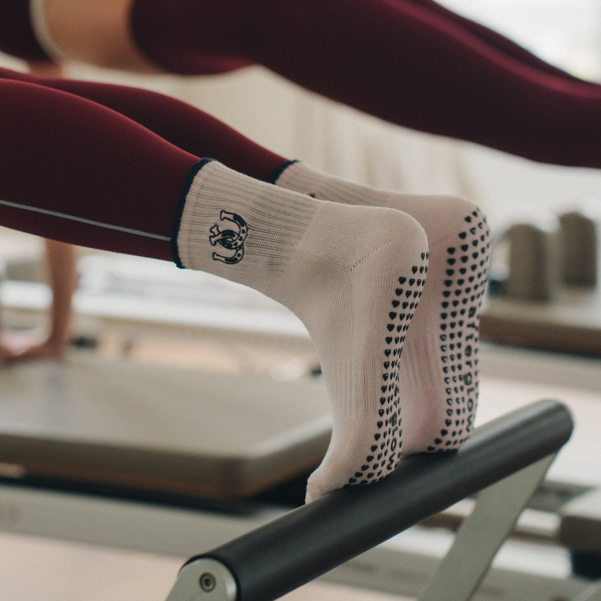 Charm Grip Socks - Blush